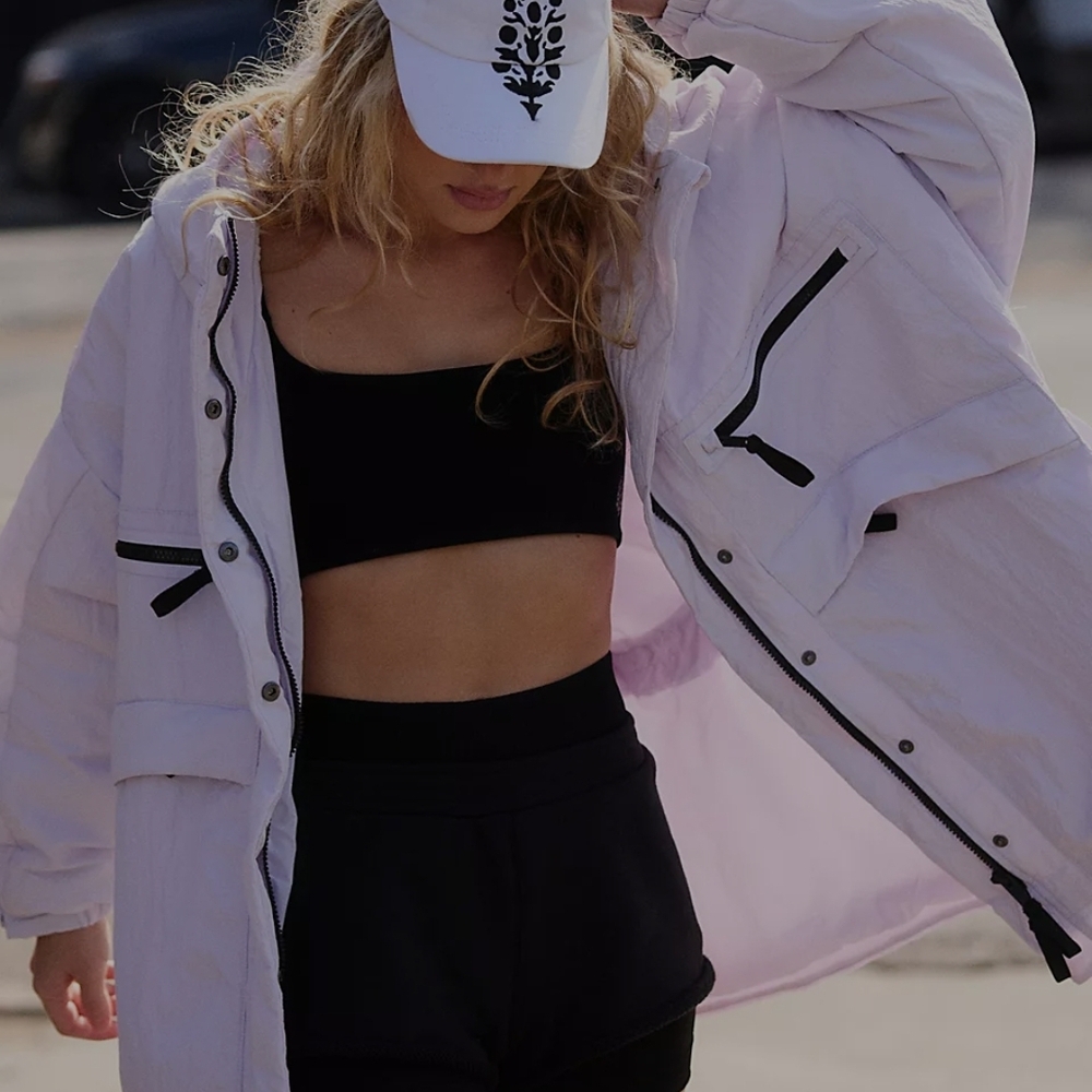 FP Movement by Free People Light Purple Puffer Jacket